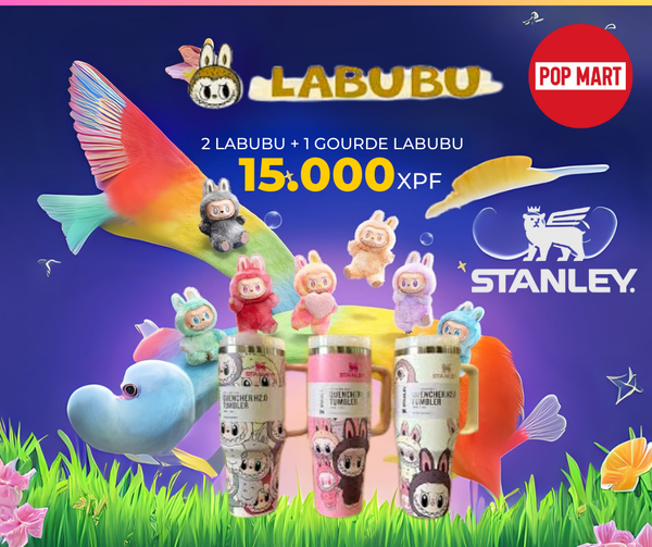 OURDE STANLEY x LABUBU + PELUCHE LABUBU